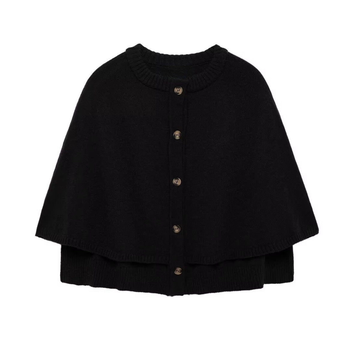 Zoey knitted shirt Black
